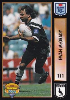 1994 Dynamic Rugby League Series 2 #111 Ewan McGrady Front
